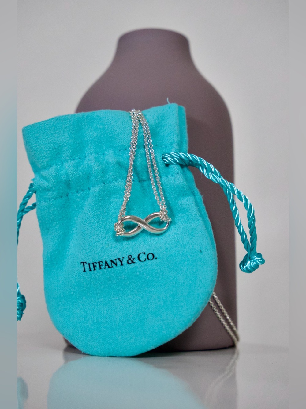 Sterling Silver Infinity Necklace by Tiffany & Co. - Picture 4 of 16